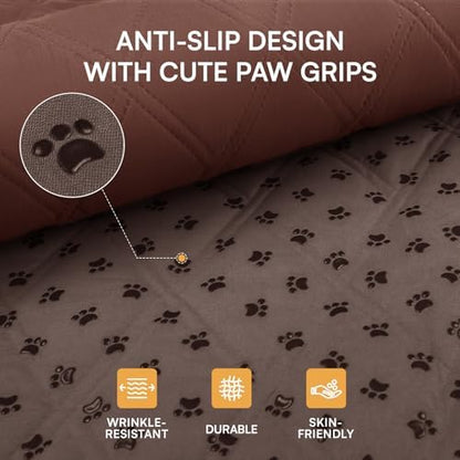 Luciphia Waterproof Couch Cover for Dogs, Non-Slip Pet Sofa Protector