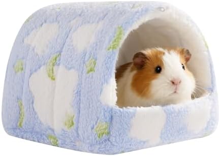 Guinea Pig Hideout Guinea Pig House,Washable Hamster House Small Animal Cage Accessories for Mouse Chinchillas Hamsters Hedgehogs Ferrets Bearded Dragons and Rats