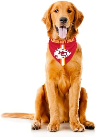 Littlearth NFL Reversible Pet Bandana - Officially Licensed Teams, Sizes XS to XL