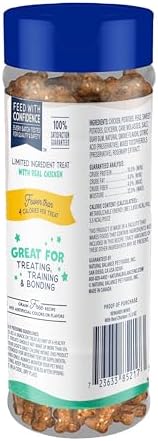 Natural Balance Limited Ingredient Mini-Rewards Chicken Grain-Free, Training Treats for Dogs | 5.3-oz. Canister (Pack of 2)