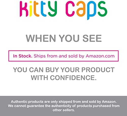 Kitty Caps Nail Caps for Cats, Spring Green with Glitter & Ultra Violet - Safe, Stylish & Humane Alternative to Declawing Stops Snags & Scratches, Small (6-8 lbs), 40 Count