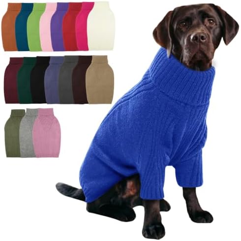 IECOii XXXL Dog Sweater,Warm Dog Sweaters for Extra Large Dogs Girl Boy
