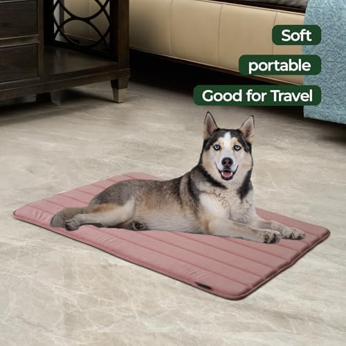 BALANCE Dog Crate Pad, Dog Foam Crate Mat Kennel Pad, Washable Water-Resistant Pet Bed Flat Dogs Cage Mat for X-Large Dogs