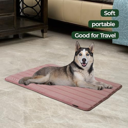 BALANCE Dog Crate Pad, Dog Foam Crate Mat Kennel Pad, Washable Water-Resistant Pet Bed Flat Dogs Cage Mat for X-Large Dogs