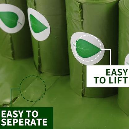 Dog Poop Bags Rolls (150 Bags) for Waste Refuse Cleanup, Doggy Roll Replacements for Outdoor Puppy Walking and Travel, Leak Proof and Tear Resistant, Extra Thick Plastic (Scented)