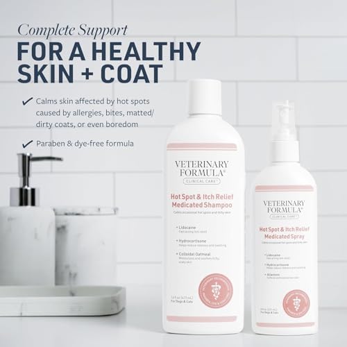 Veterinary Formula Clinical Care Hot Spot & Itch Shampoo + Spray Bundle