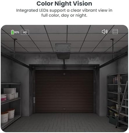 Feit Electric Smart Security Camera Bulb, 2K QHD Resolution, 2-Way Audio, Human Tracking, 350° Pan, Night Vision, Motion Alerts, E26 Base, Alexa/Google Assistant Compatible, CAM/PAN/WIFI/E26/2K