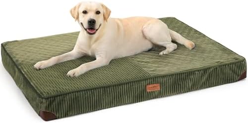 FUKUMARU Large Dog Bed, Thickened Waterproof Dog Mat with Washable Cover