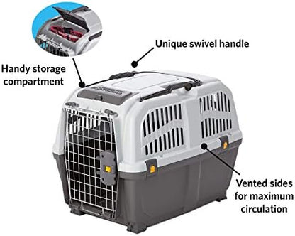 Skudo by MidWest 27-Inch Travel Carrier, Gray, Fits Pets up to 30 lbs