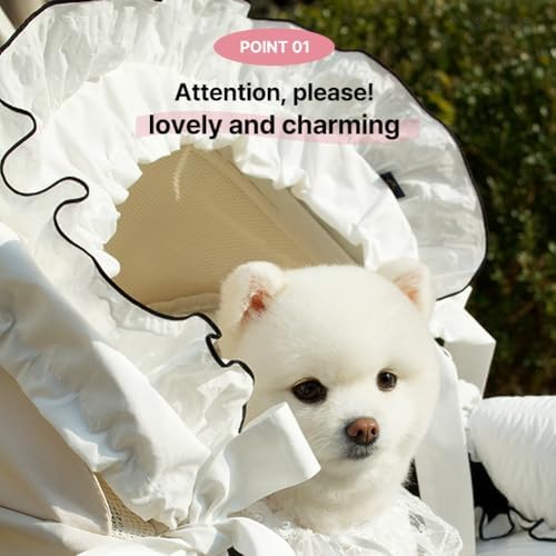 Harryspet Buggy Bonnet Margaret – Universal Fit Pet Stroller Canopy Cover – Decorative Fabric Accessory – Matches Margaret Series – 4 Elegant Colors (Trench Beige)