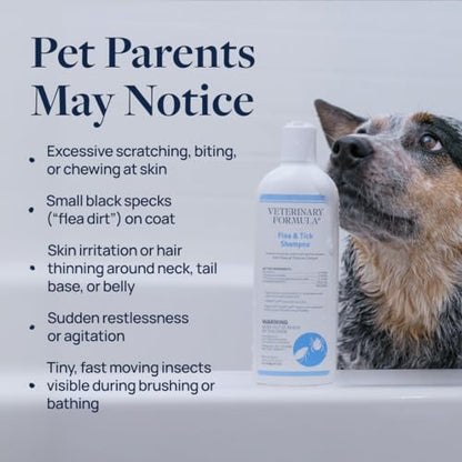Veterinary Formula Flea & Tick Bundle, 16 oz Shampoo + 8 oz Spray for Dogs