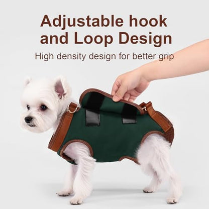 Wakytu Dog Lift Harness Dog Carrier Sling for Small Dogs & Cats,XS
