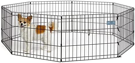 MidWest 18-Inch Exercise Pen, No Door, 16 Sq Ft Play Area