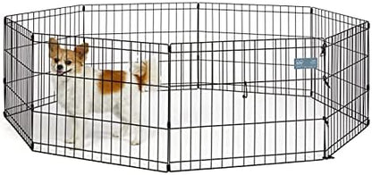 MidWest 18-Inch Exercise Pen, No Door, 16 Sq Ft Play Area