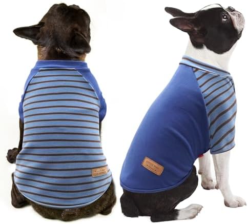 KYEESE 2Pack Dog Sweater with Sleeves Fleece Shirt for Small Dogs