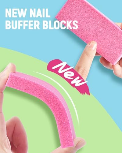 MORGLES Nail Files and Buffers Nail Prep Kit with Emery Boards