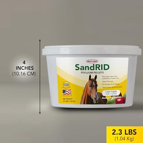 Durvet 699627 Sandrid Psyllium Pellets, 5 Lb, 5 Pound (Pack of 1)