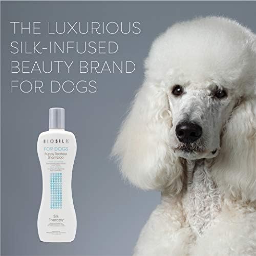 BioSilk for Dogs Puppy Tearless Shampoo, 12 Fl Oz