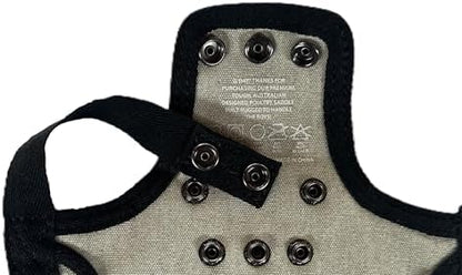 DOWN UNDER OUTDOORS 2 Medium-Large Chicken Saddles (Insulated Light Gray)