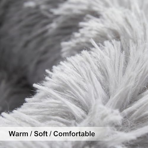 Calming Donut Small Dog Bed for Chihuahua Yorkie Maltese Shih Tzu