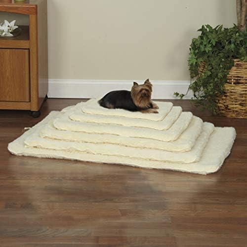 Slumber Pet Double-Sided Sherpa Mats - Versatile and Comfortable Mats for Dogs and Cats - Large, Natural