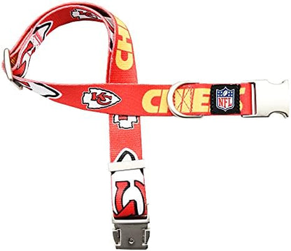 Littlearth NFL Detroit Lions Pet Premium Collar, Team Color, Small