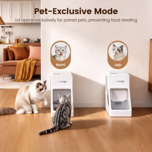 Invengo RFID Automatic Cat Feeder, Microchip & RFID Tag Compatible