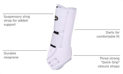 Tough1 Economy Sport Boots Front - Purple
