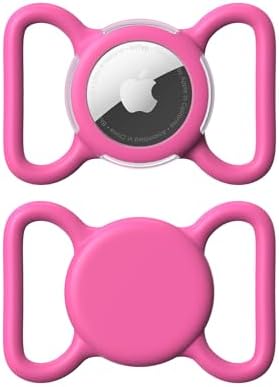 Waterproof AirTag Holder for Dog Collar, Soft Slide-On Dog AirTag Holder