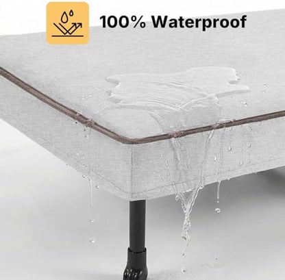 Veehoo Cooling Elevated Dog Bed with Washable & Waterproof Padded Cover