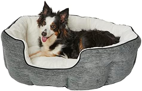 MidWest Homes for Pets Medium QuietTime Deluxe Pet Bed- Evergreen/Fur