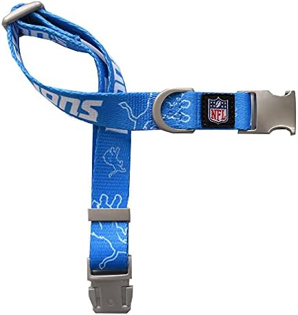 Littlearth NFL Detroit Lions Pet Premium Collar, Team Color, Small