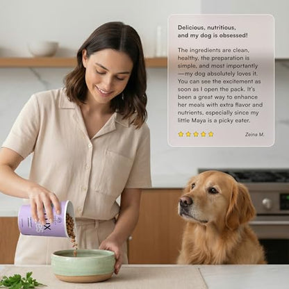 PawCo Dog Food Toppers for Picky Eaters, Heart Health – Supports Heart Function & Energy – Functional Dog Food Flavor Enhancer with Pumpkin, Carrots, & Taurine for Dogs – Magic Topper – 5.6oz