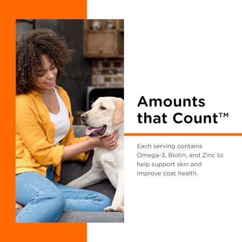 Nutri-Vet Skin & Coat Biscuits, Dog Fish Oil, Dog Skin Coat, 16oz (2 Pack)