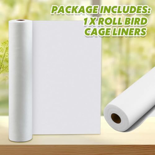 Drydiet Cage Liner for Birds, 100 ft x 22 Inch, Parakeet Cage Liners