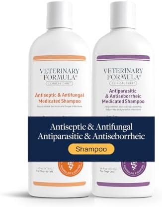 Veterinary Formula Clinical Care Antiseptic + Antiparasitic Shampoo, 2-Pack