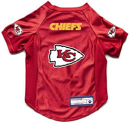 Littlearth NFL Kansas City Chiefs Stretch Pet Jersey, Team Color, X-Large
