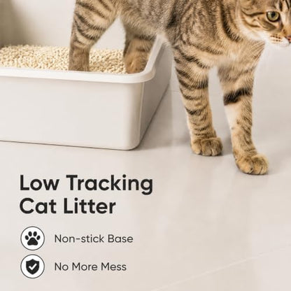 Tofu Cat Litter, Plant-Based Flushable Fast Clumping 11.2 lb, 2 Bags