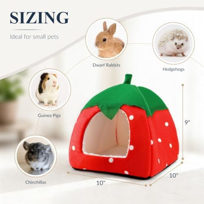 Guinea Pig Hideout Bed, Dwarf Rabbit House Cave