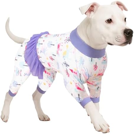 LovinPet 3XL Dog Pjs, Pet Pajamas, Fairytale Print, Purple, 3XL