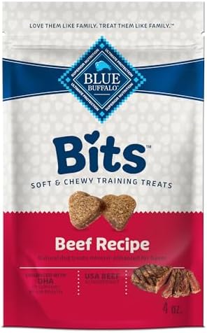 Blue Buffalo Bits Beef Training Treats, 4 oz
