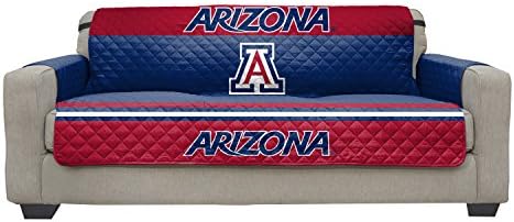 Pegasus Sports NCAA Microfiber Furniture Protector Cover with Elastic Straps