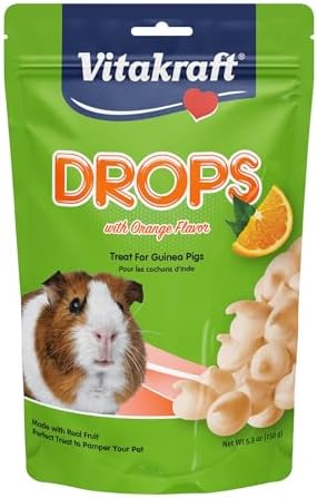 Vitakraft Drops Guinea Pig Treat with Orange Flavor 5.3 oz.