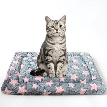 Cat & Dog Bed Mat - Reversible Dog Crate Bed Mats, Soft & Breathable Kennel Pad, Durable Crate Bed for Extra Small Dogs & Cats