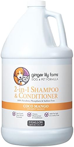 Ginger Lily Farms 1 gal Formula 2-in-1 Shampoo & Conditioner, Coco Mango