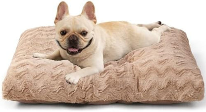 EHEYCIGA Washable Dog Beds Medium Sized Dog, 29x21 Inch Pet Bed, Camel