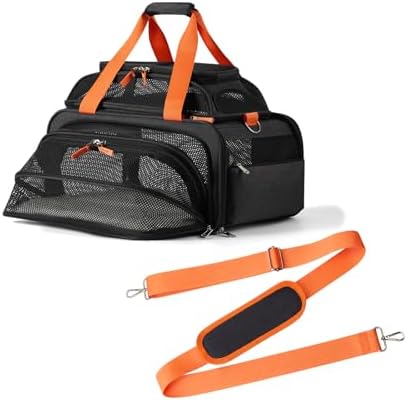pidipiti 17x12.5x8.5 Soft-Sided pet Carrier,for Extra-Small Dog/Medium cat