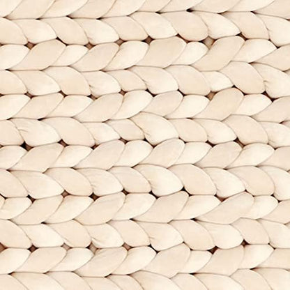 Casaphoria Chunky Yarn for Hand & Arm Knitting, Super Soft Giant Yarn Blanket for Pets & Pillows (Beige, 3Lbs)