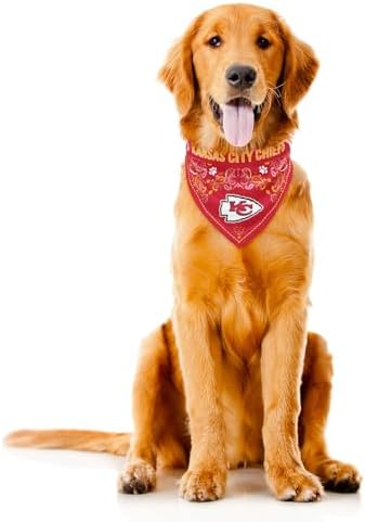 Littlearth NFL Reversible Pet Bandana - Officially Licensed Teams, Sizes XS to XL