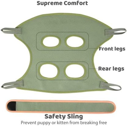 Guzekier Cat Grooming Hammock Harness for Cats, Cat Nail Clipper